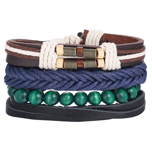 Leather Bracelets For Men & Women
