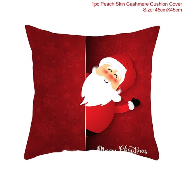 santa pillow red