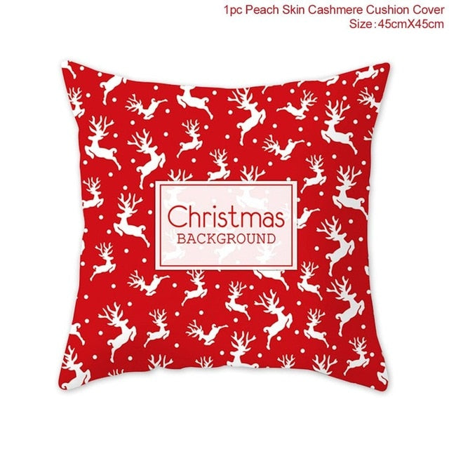 red christmas pillows