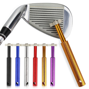 Golf club groove sharpener